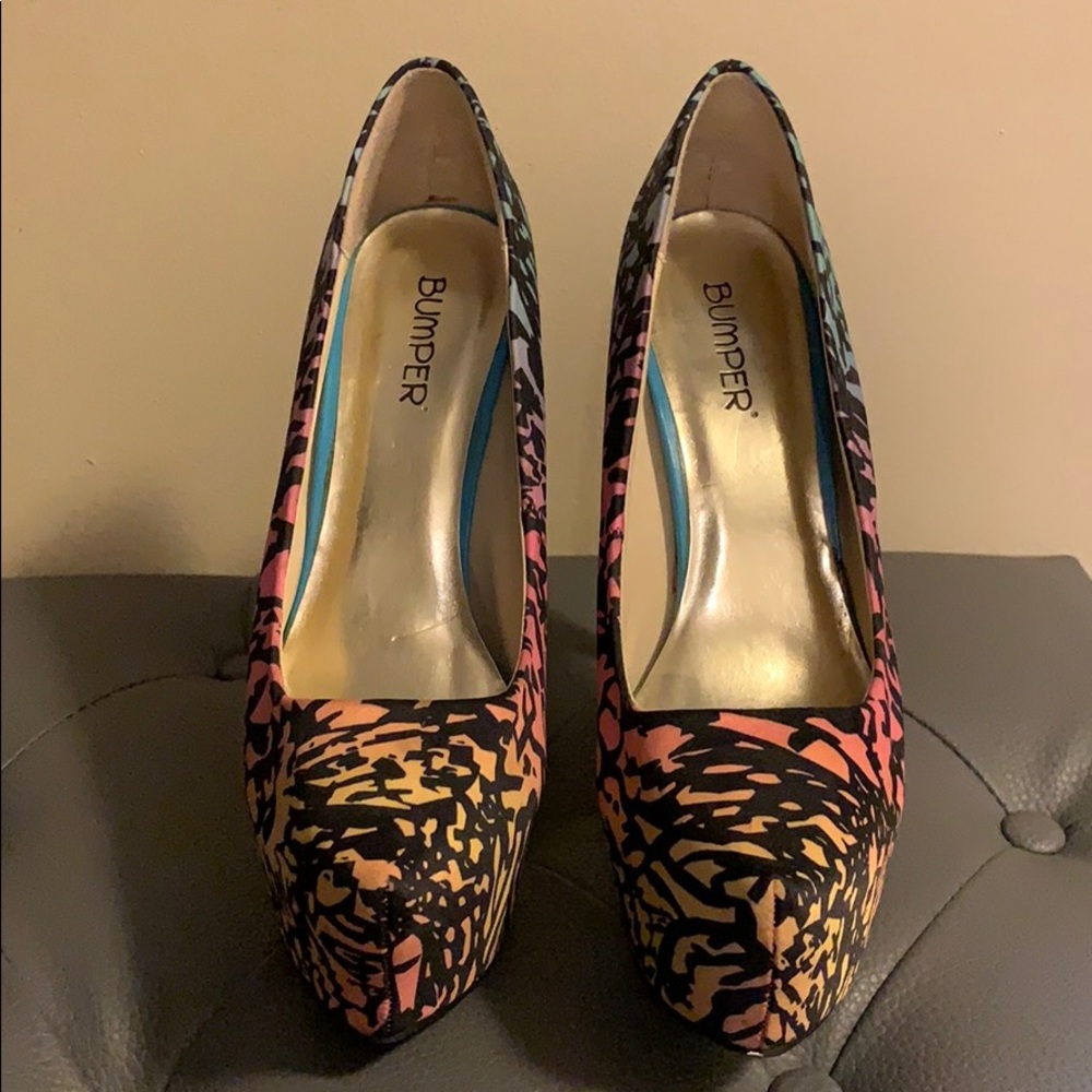 Colorful Bumper Heels